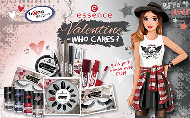 COLECCIONES DE LOS TRES PRIMEROS MESES DEL AÑO DE ESSENCE.: VALENTINE WHO CARES; TRY IT. LOVE IT! Y WAKE UP,SPRING!