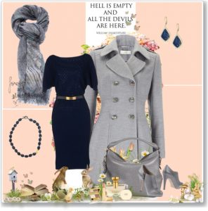 LOOK BLUE AND GREY FOR FRYDAY
