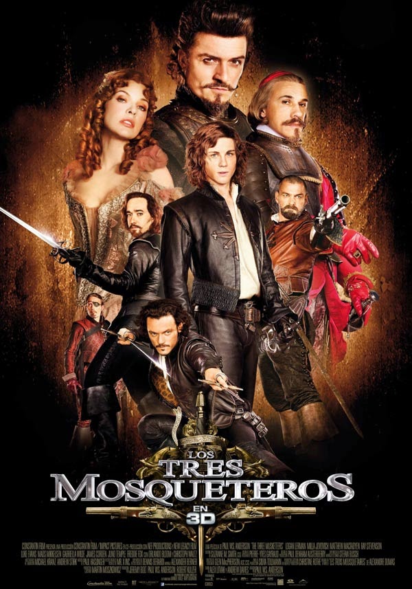 RECOMENDACION TARDE DE CINE : LOS TRES MOSQUETROS 2011