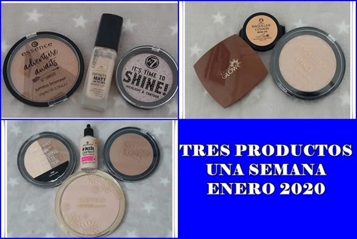 TRES PRODUCTOS UNA SEMANA ENERO 2020